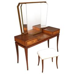 Early 20th Century Modernist Vanity or Dressing Table, Meroni & Fossati Lissone