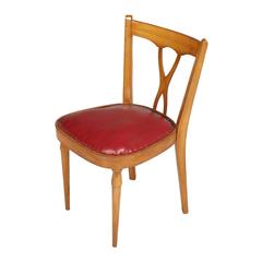 Italian Mid-Century Modern Side Chairs designer Melchiorre Bega attributed