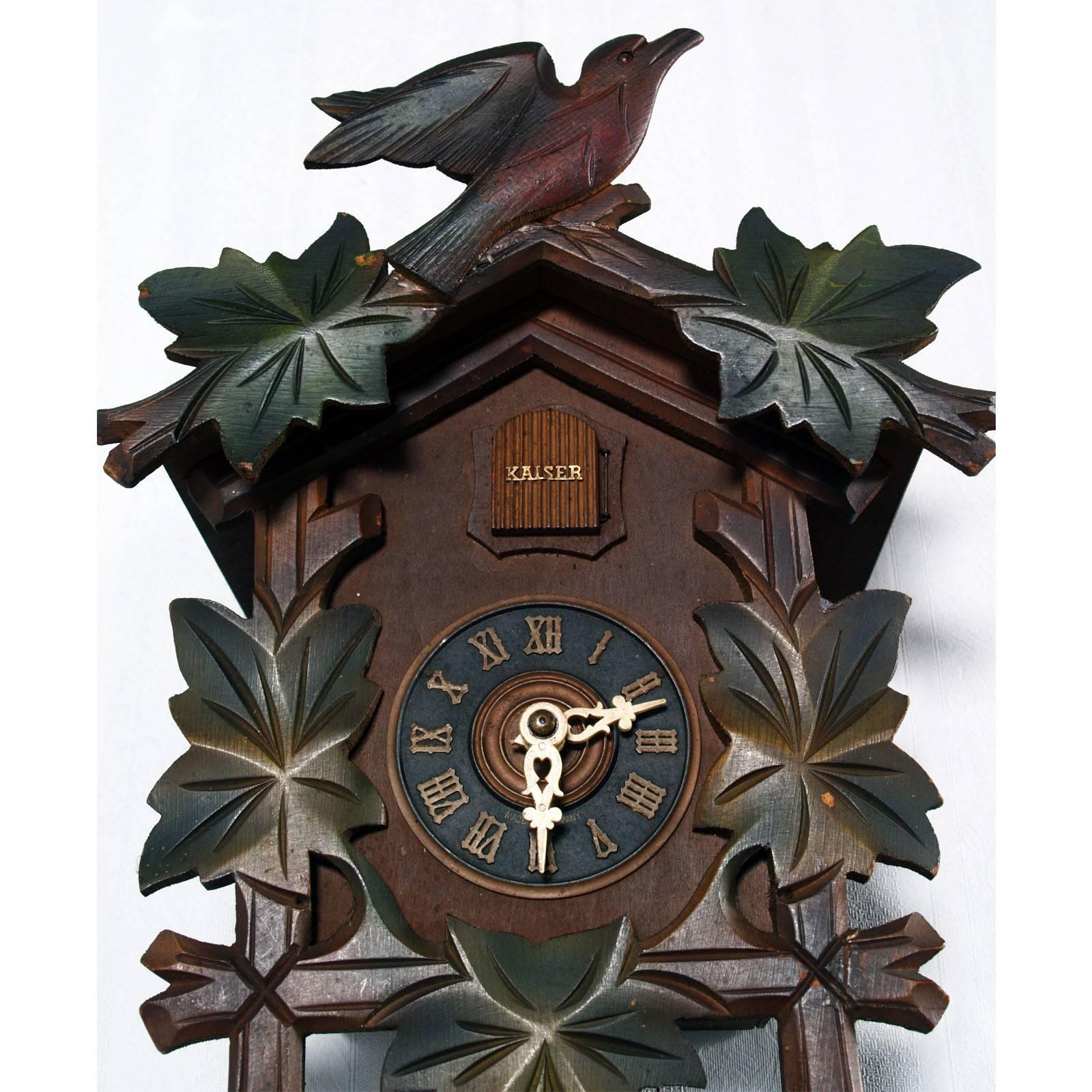 vintage black forest cuckoo clock