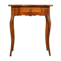 Early 20th Century Side Table, Nightstand Walnut and veneer Walnut inlay , 1920s