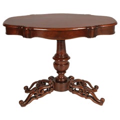 Mid 18th Century Baroque Table , Carvet Walnut by Cucchi & Sola finished to wax
