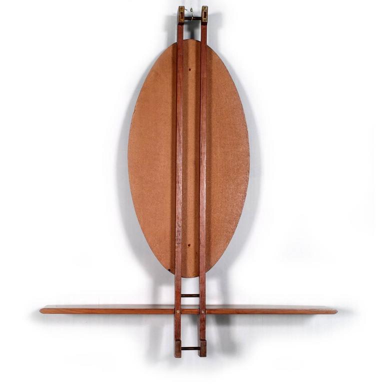 Mid-Century Modern Consol and Wall Mirror by Clausen & Son in Teack, 1960s For Sale 1