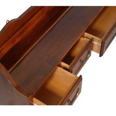 1940s Italian Plate Rack, Kitchen Shelf, Dresser with Drawers Wax polished