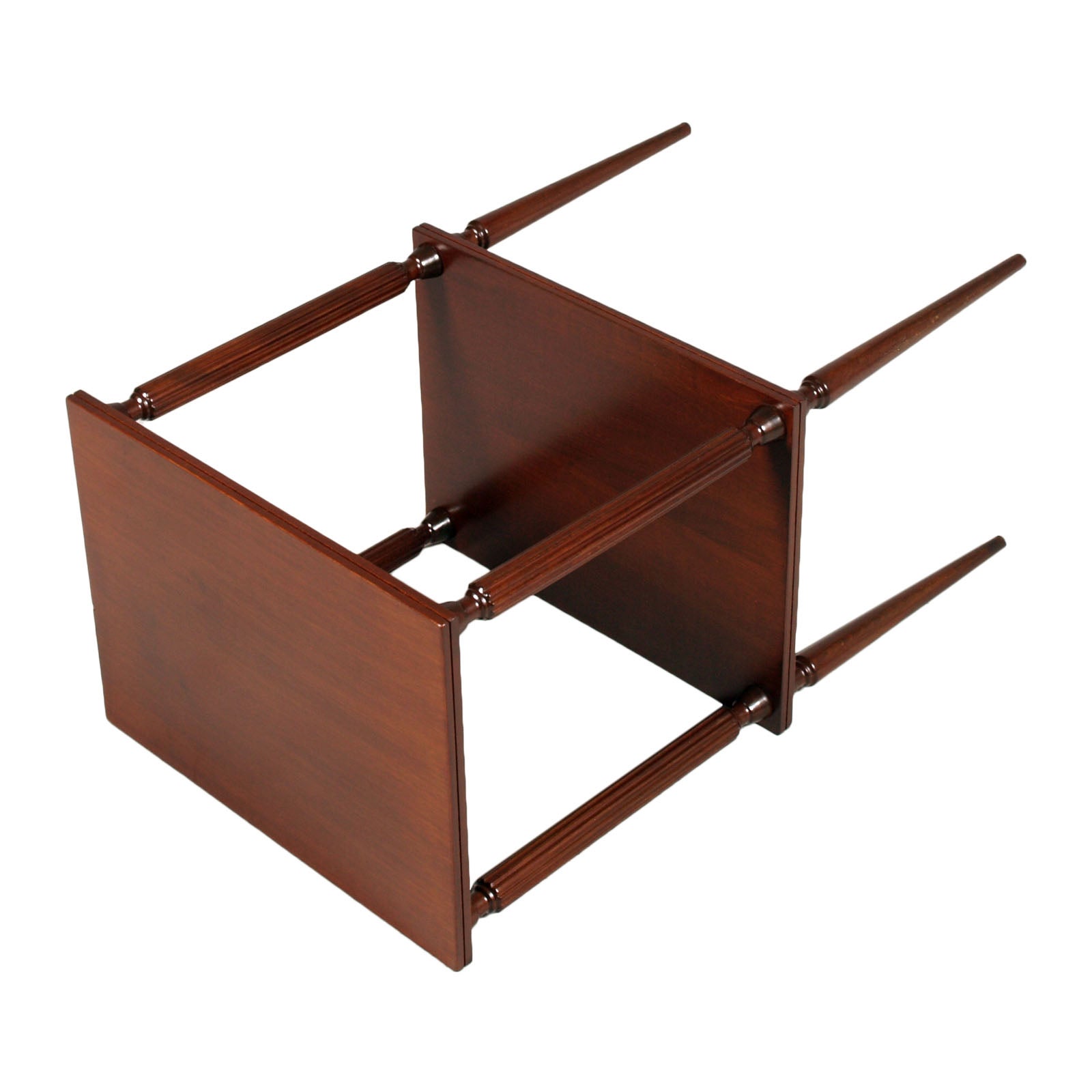 Mid Century Modern Mahogany Side Table, Console, Neoclassical Style For Sale Mid Century Modern Mahogany Side Table, Console, Neoclassical Style For Sale