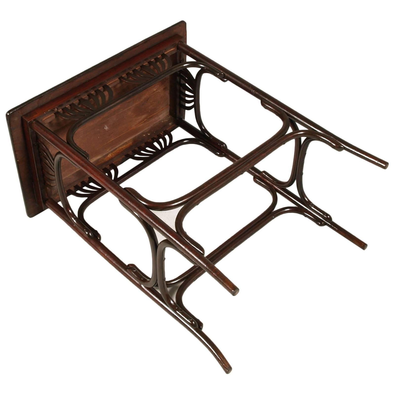 thonet beistelltisch holz