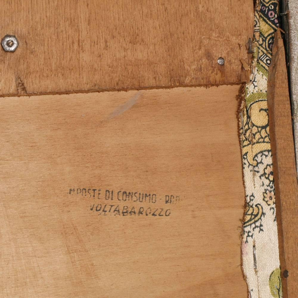 Venezianische Barock Garderobenständer aus geschnitztem Walnussholz mit Blattgolddekor aus dem 18. Jahrhundert im Zustand „Gut“ im Angebot in Vigonza, Padua