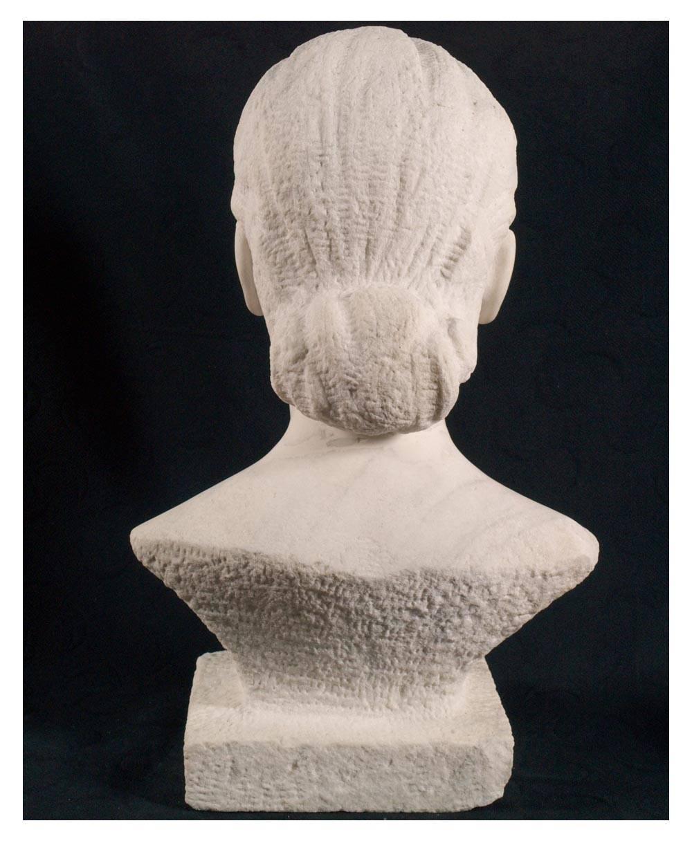 20th Century Bust Eleonora Duse Attributable Sculptor Arrigo Minerbi Villa Callas Sirmione For Sale