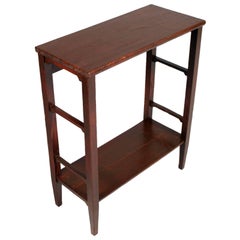 Antique Late 19th Century Art Nouveau Country shelf , Console,  Wax Finished