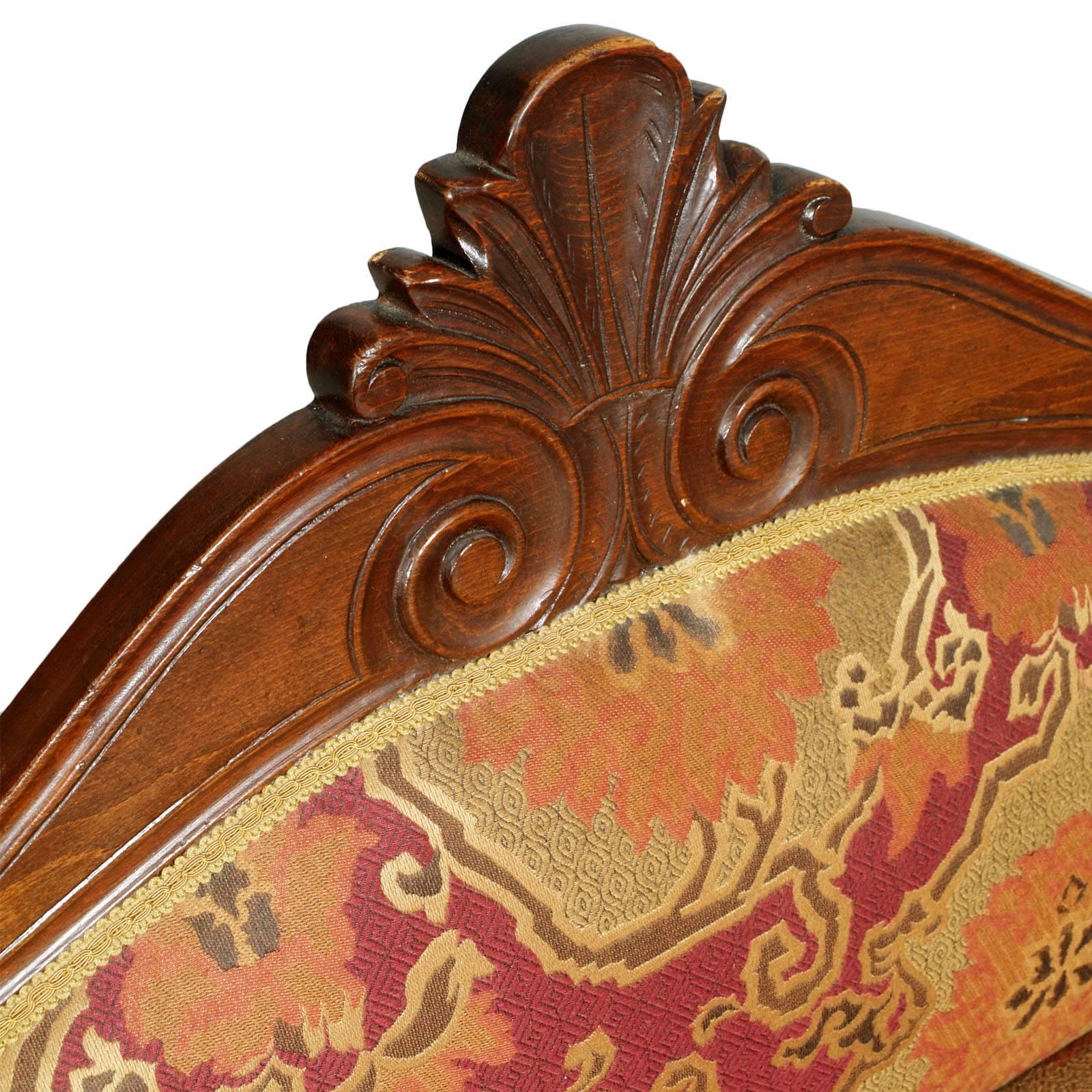 Italian Mid-19th Century Empire Venetian Sofa Attributed to Valentino Panciera Besarel For Sale