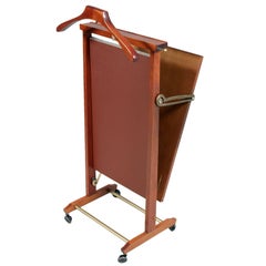 Italian "Servomuto" Valet Trouser Press by Fratelli Reguitti in Walnut