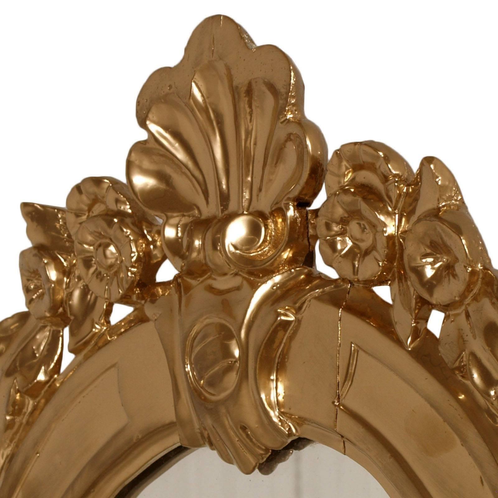 Original antique 18th century Baroque hand-carved gilt walnut gold leaf wall mirror


Measure cm: H 67 x W 48 x D 7.