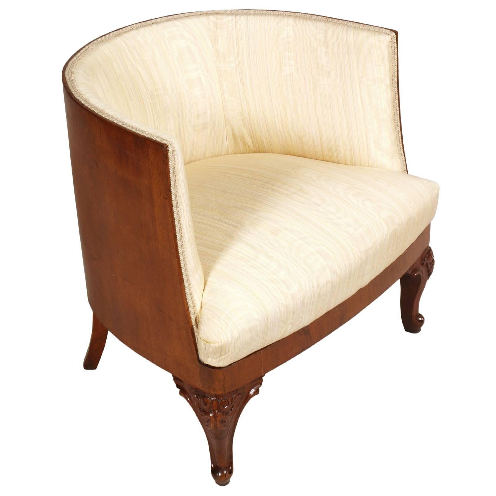 Belle Époque Venetian Lounge Chairs Testolini & Salviati zugeschrieben restauriert (Italienisch) im Angebot