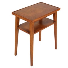 Midcentury Side or Coffee Table in Cherrywood Restored and Polished to Wax, 1935