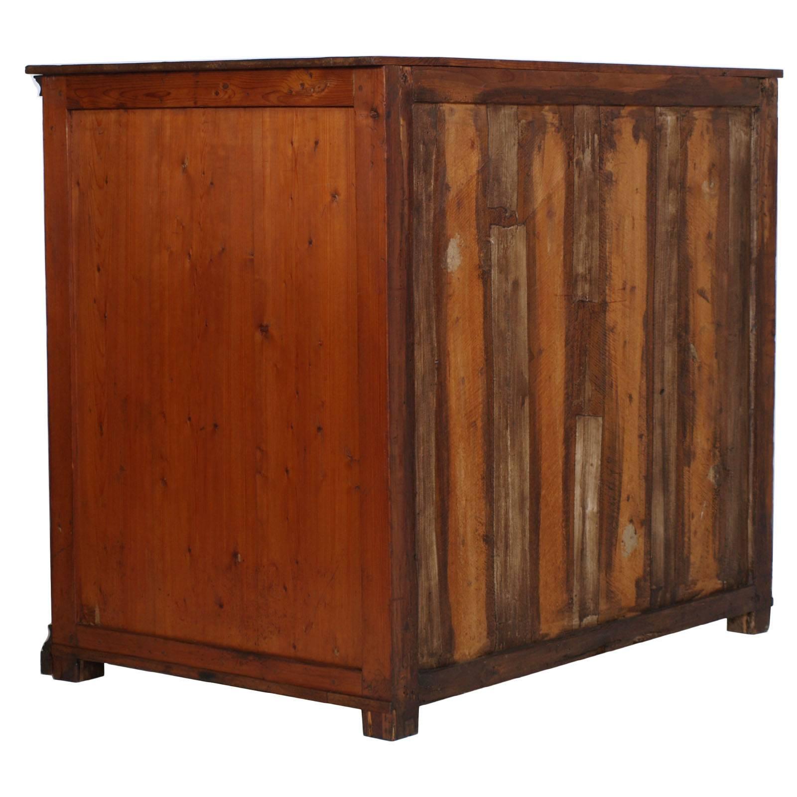 Early 19th Century Credenza Sideboard of Church, Larch, Restored Polished to Wax For Sale 1
