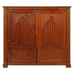 Antique Early 19th Century Credenza Sideboard of Church, Larch, Restored Polished to Wax