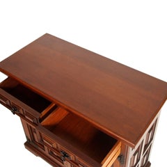 1930s Italian Renaissance Credenza Buffet from Bassano Solid Walnut polished