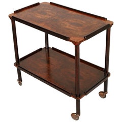 Donald Deskey Art Deco Br And Ebonized Wood Folding Bar Cart At 1938 Art Deco Bar Cart Paolo Buffa Attributed Ebonized And Burl Walnut Red