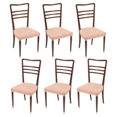 Mid-Century Modern Dinner Table & Chairs by Paolo Buffa, Permanente Mobili Cantù