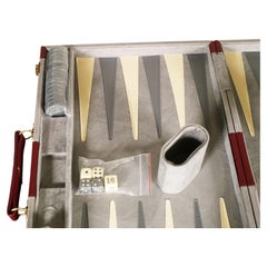 Elegant Vintage ViennaLine Backgammon Presentation Game Set — Circa 2000
