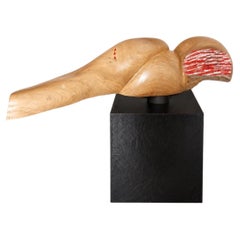 Gian Pietro Ceoldo, “Equilibrismi Sessuali”, Large Italian Wood Sculpture, 2016