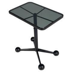 Modern Bar Cart or Side Coffee Rolling Table Adjustable Height Design Allegri 8