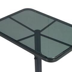 Modern Bar Cart or Side Coffee Rolling Table Adjustable Height Design Allegri