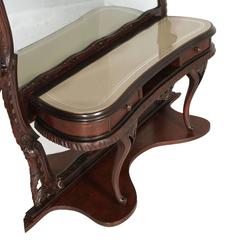 Venice Baroque Belle Epoque Lady Console Vanity with Mirror by Vincenzo Cadorin