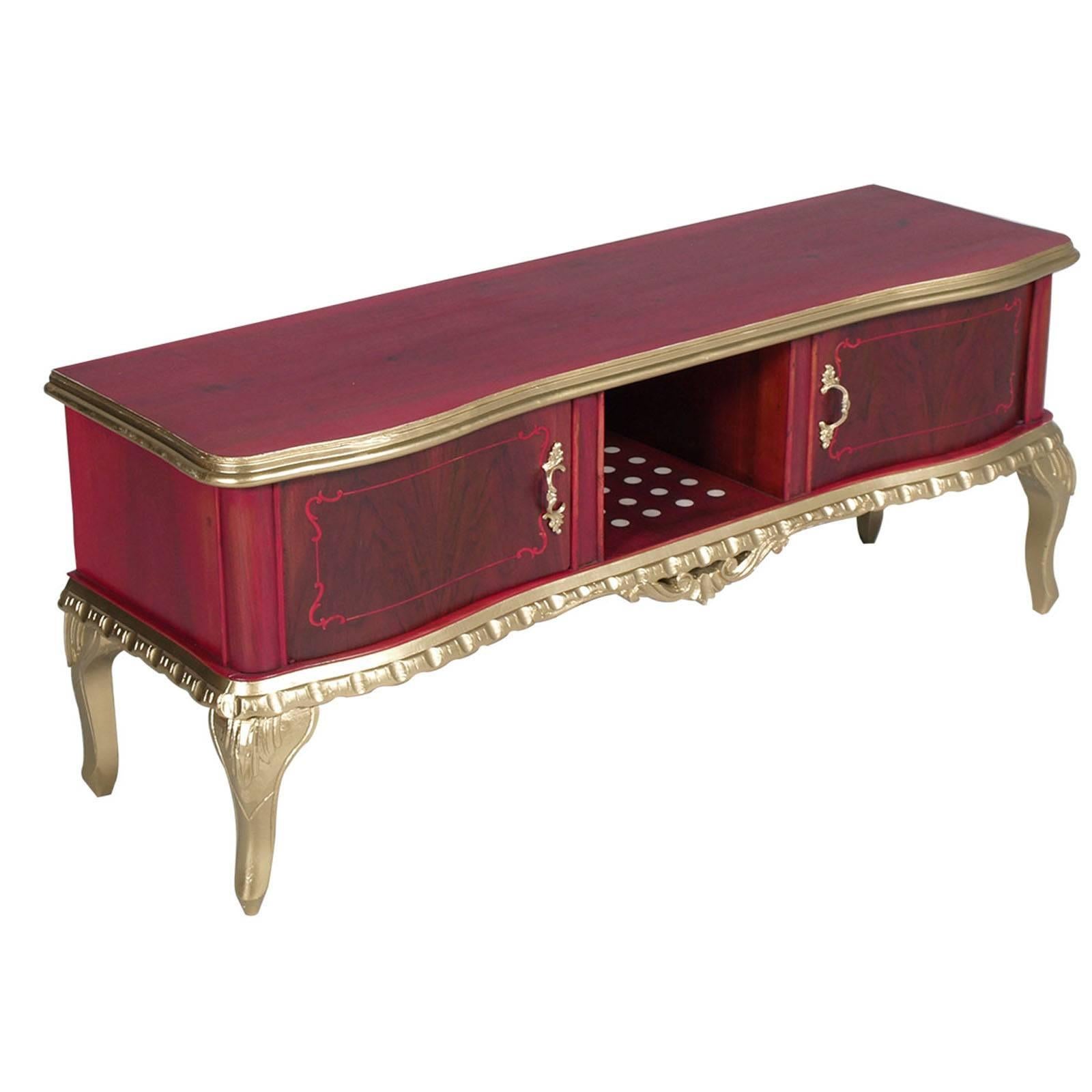 Console barocca veneziana dei primi del Novecento, eccellente come porta TV