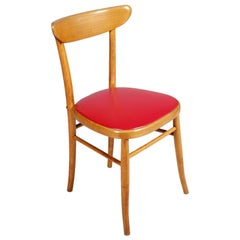 Pair of Italian Midcentury Side Chairs Hans J Wegner manner