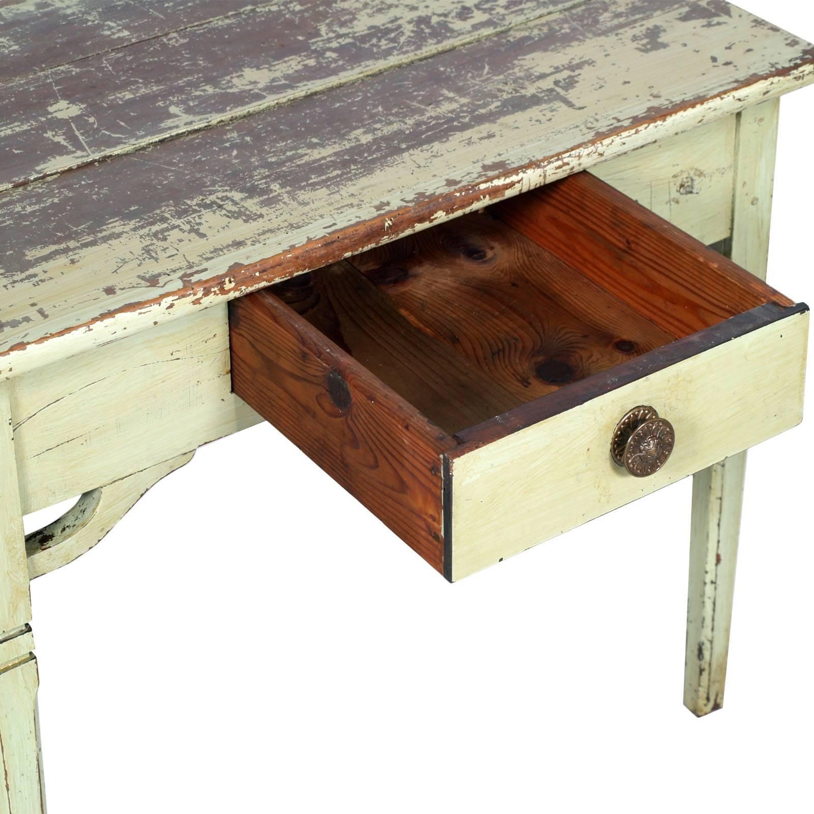 small pine desk