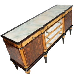 Mid-Century Modern Eclectic Art Deco Credenza by Vittorio Dassi Lissone