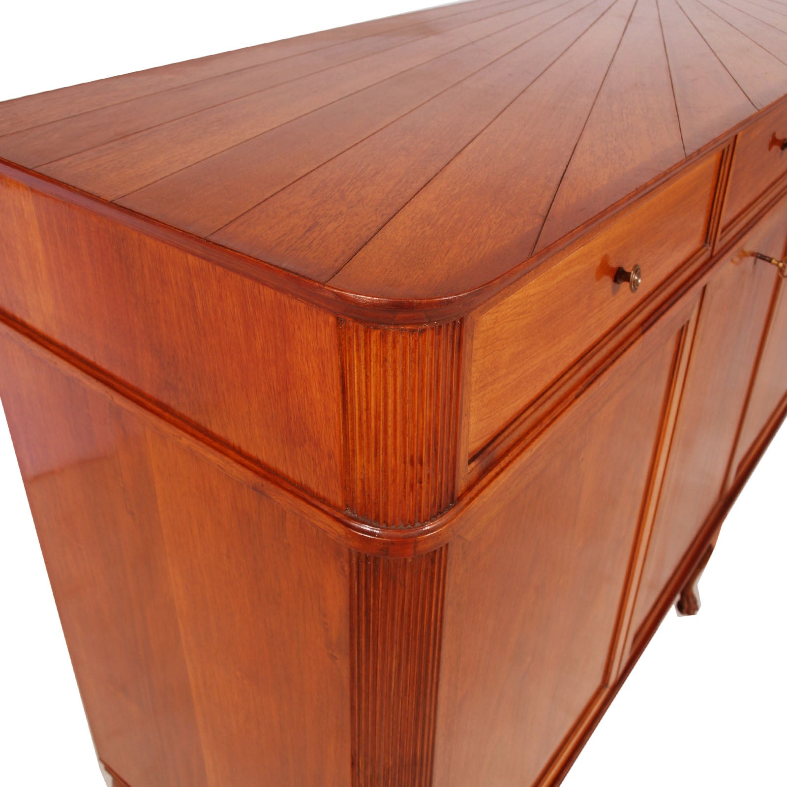 Midcentury Mirrored Credenza Sideboard By Osvaldo Borsani And Luigi Brusotti Midcentury Mirrored Credenza Sideboard By Osvaldo Borsani And Luigi Brusotti