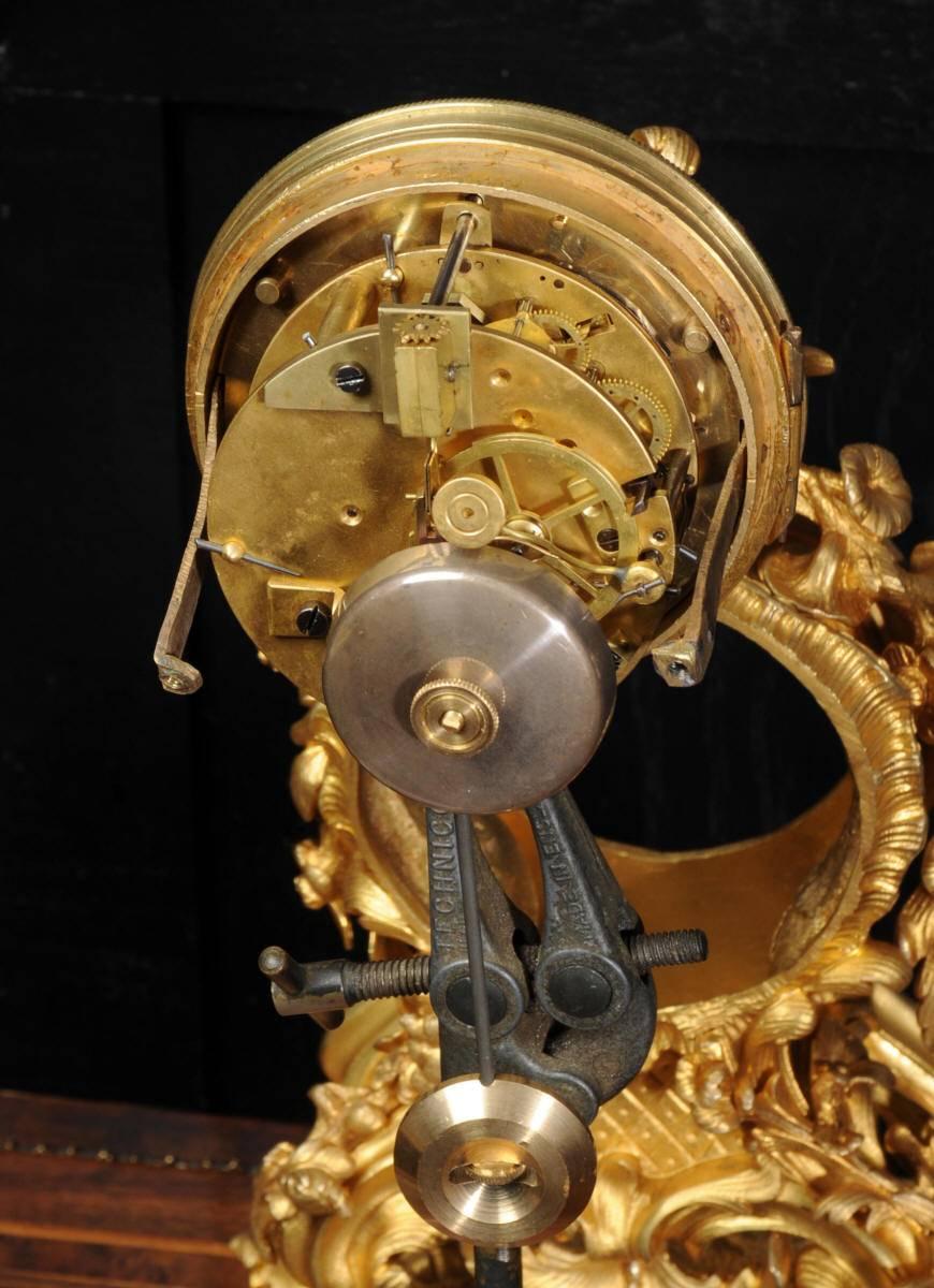 19th Century Fine and Early Ormolu Clock by Raingo Frères and Henri Picard of Paris