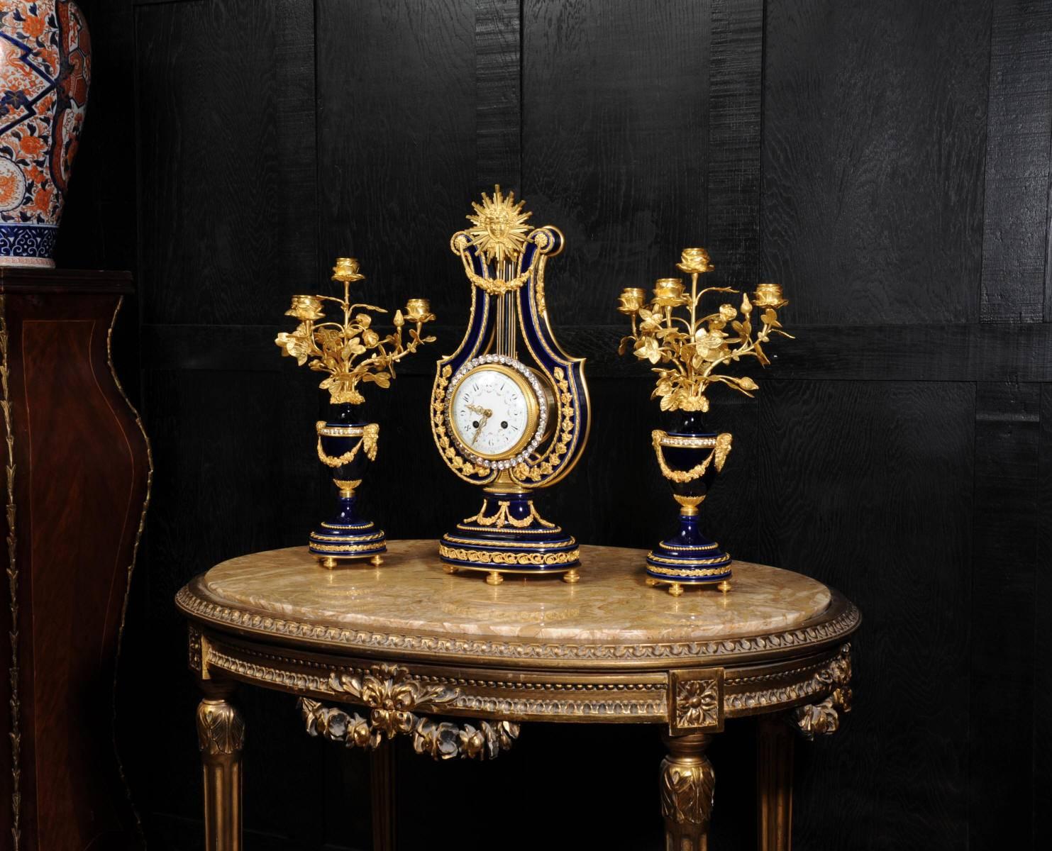 antique porcelain clocks