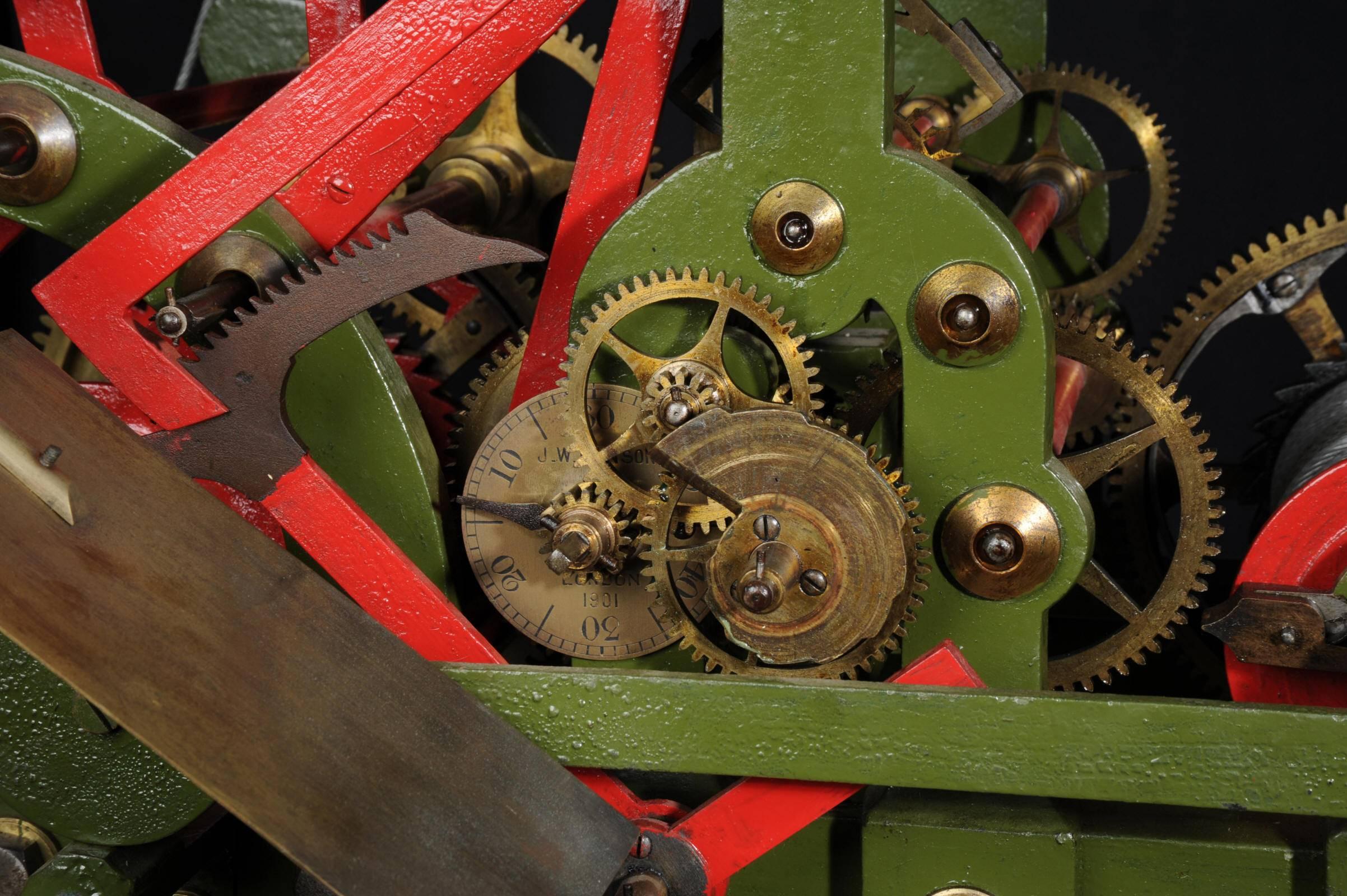 Great Britain (UK) Antique Turret Clock by J. W. Benson of Ludgate Hill, London, 1901