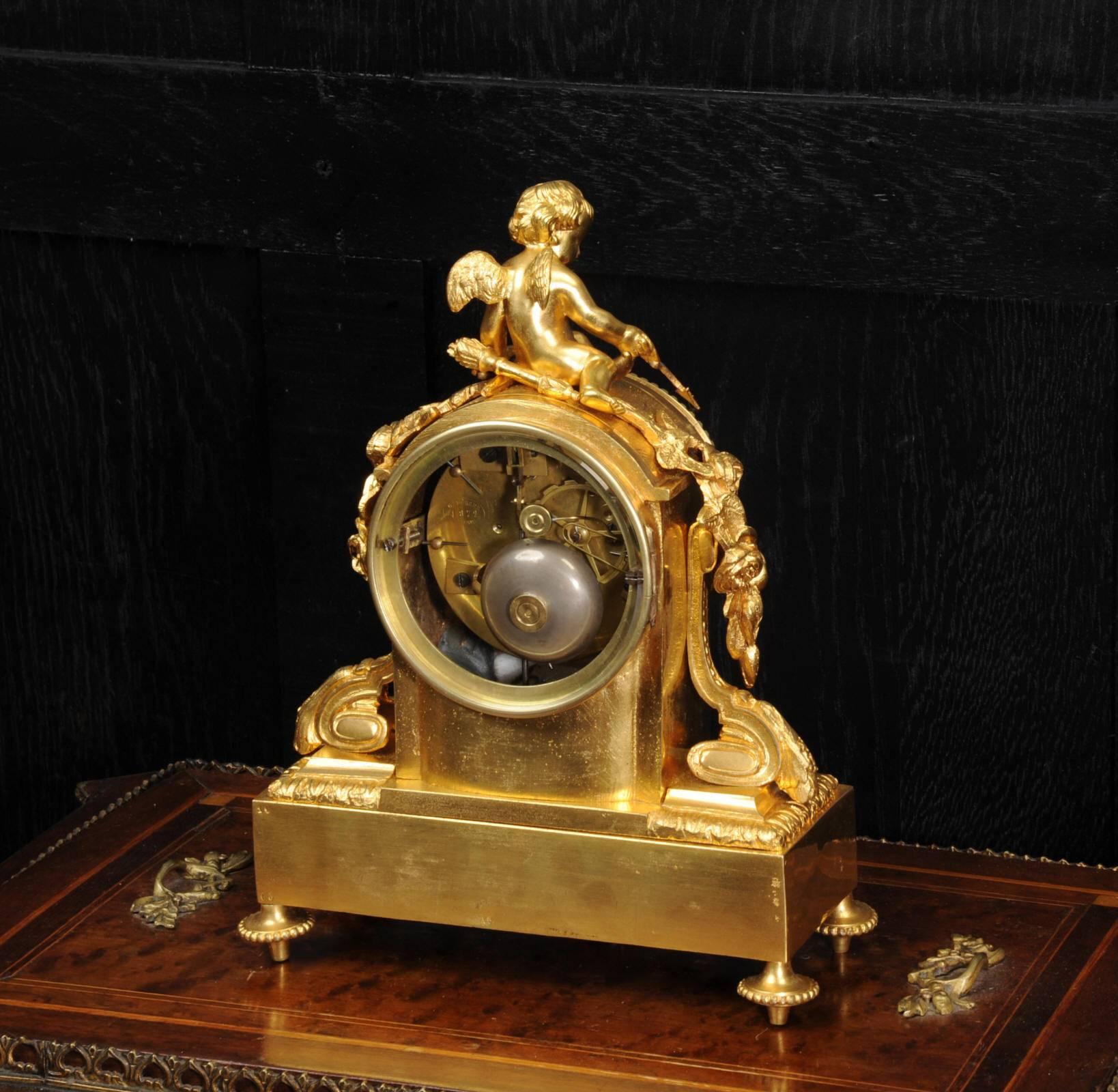 Japy Freres Early Ormolu and Sèvres Porcelain Clock 2