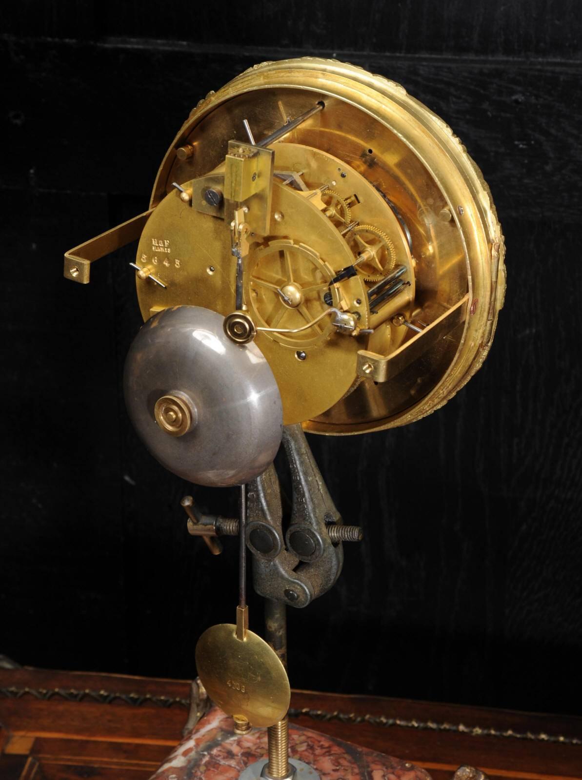 19th Century Fine Rococo Ormolu Clock by Vincenti, circa 1860