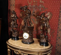 Antique French Reloj de Figuras según Xavier Raphanel