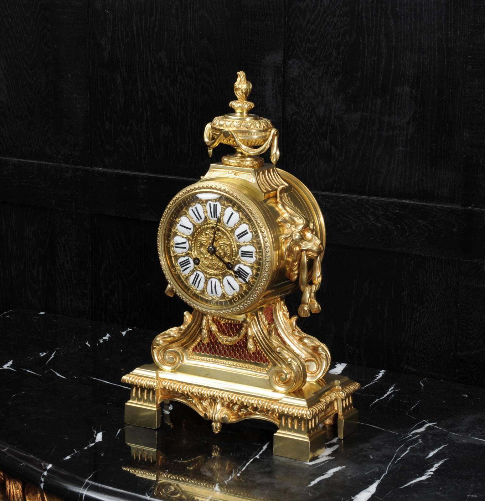 antique drum clock