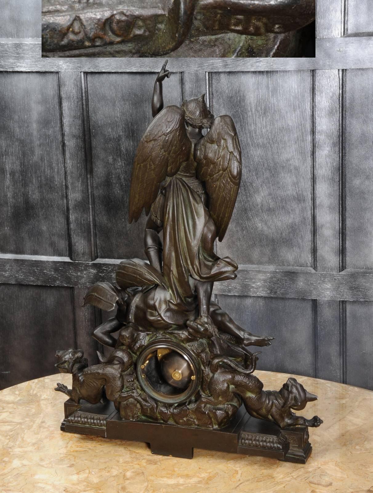 St Michael Slaying the Devil by Albert Ernest Carrier-Belleuse 1