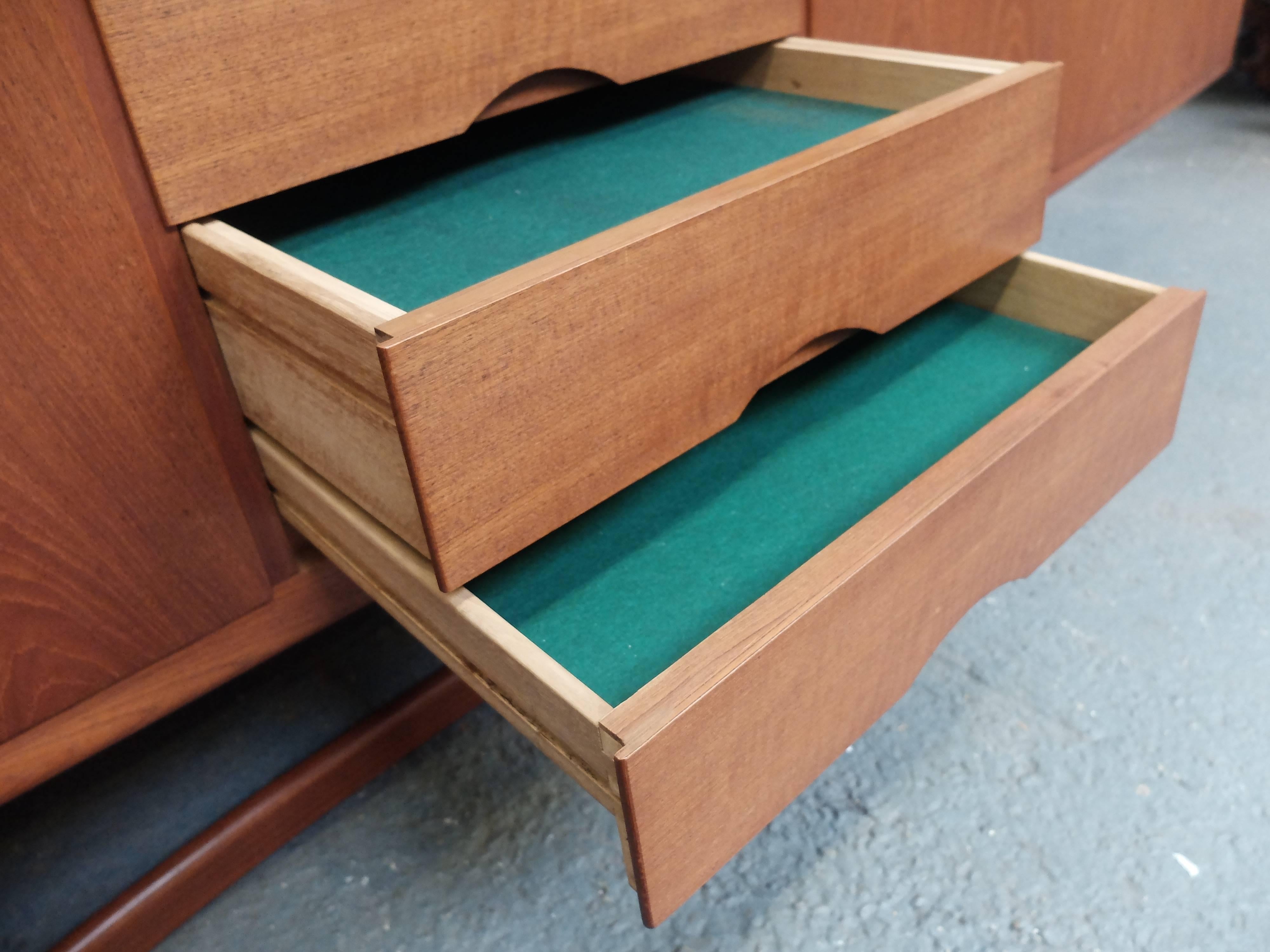 MidCentury Danish HB20 Teak Sideboard by Johannes Andersen for Hans