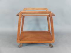 Sika Mobler Danish Teak Drinks Trolley