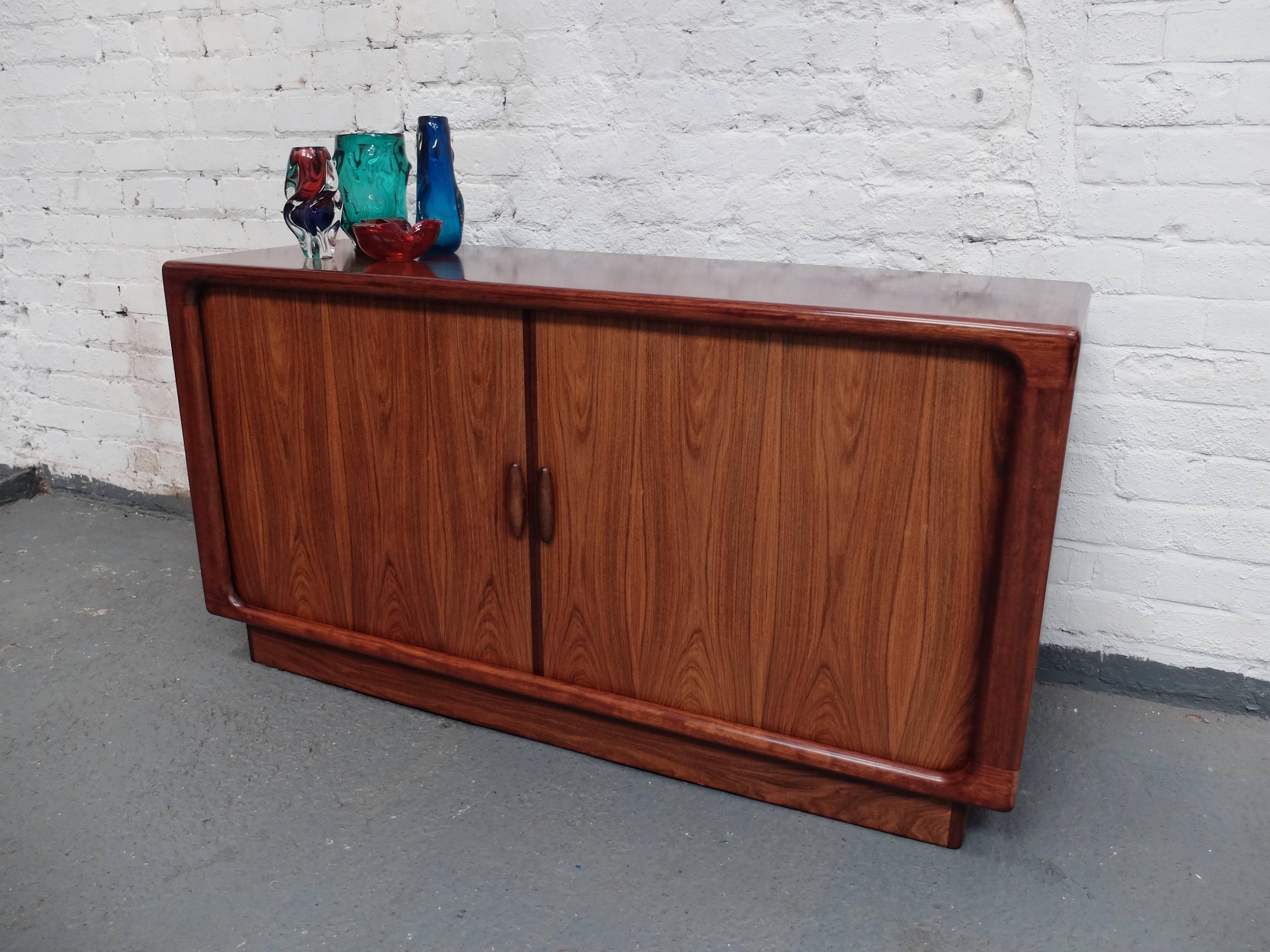 Danish Rosewood Tambour Sideboard by Dyrlund For Sale 4