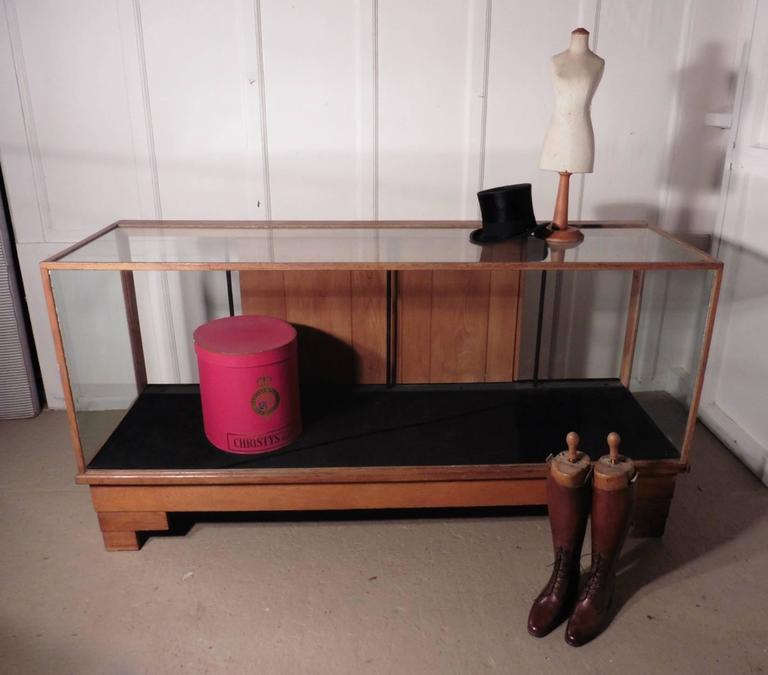 Vintage Art Deco Haberdashery Shop Counter, Golden Oak Shop Display