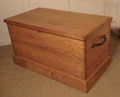 Victorian Pine Blanket Box or Coffee Table