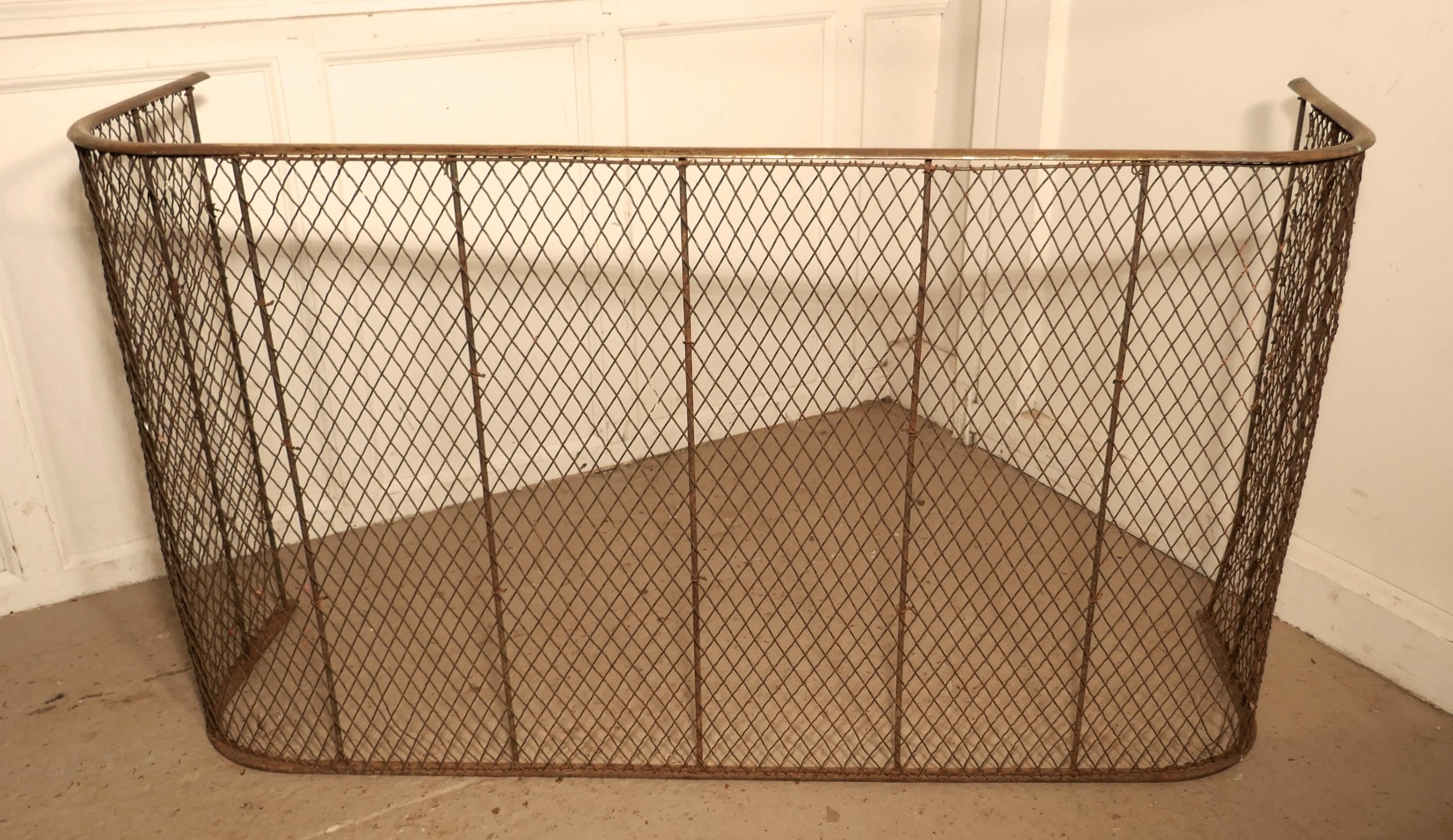 antique fire guard