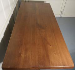 Large French Golden Oak Arts and Crafts Refectory Table