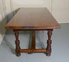 Large French Country Oak Dining Table
