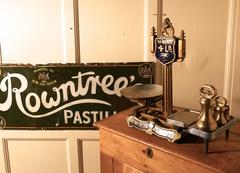 19th Century Set of Rowntree’s Sweetshop Scales with Brass Bell Weights