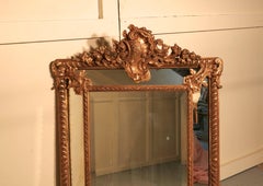 Stunning Napoleon III French Cushion Mirror